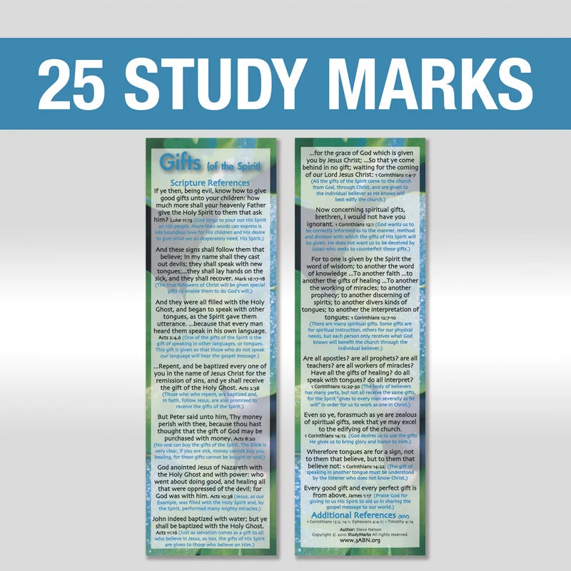 Gifts of The Spirit Study Mark Pack