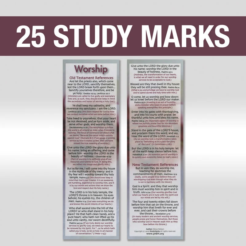 Worship Study Mark Pack