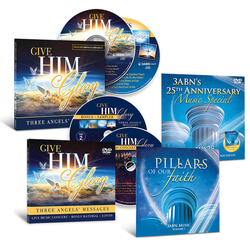 Give Him Glory & Pillars of Our Faith CD/DVD