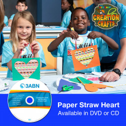 Paper Straw Heart