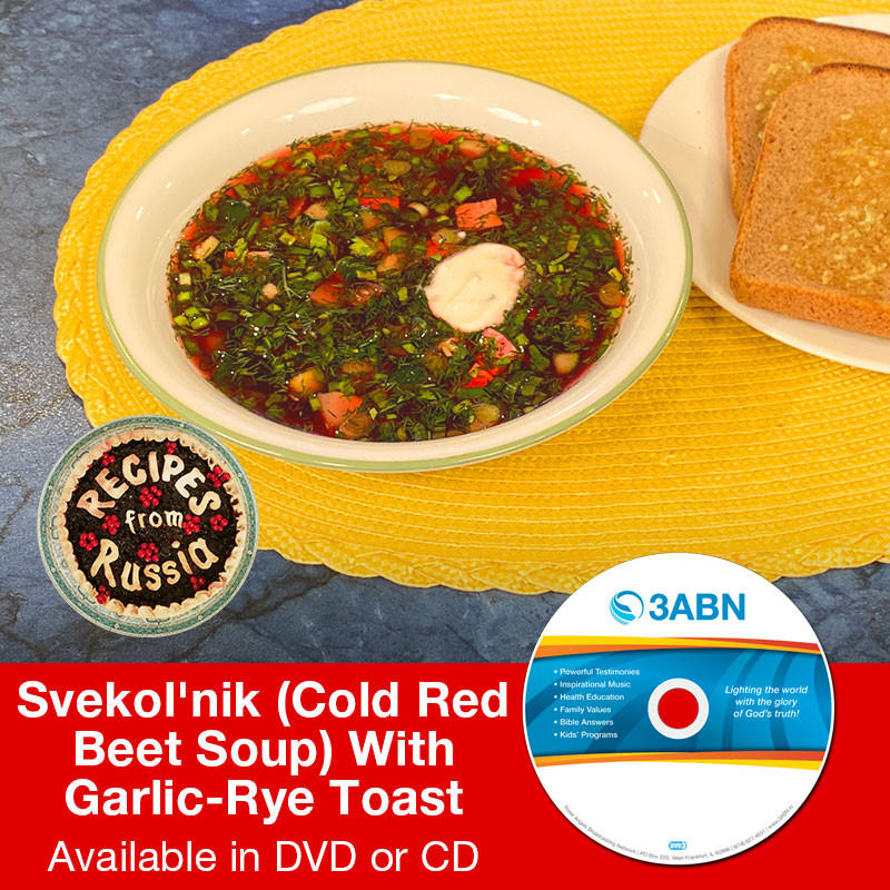 Svekol'nik (Cold Red Beet Soup) with Garlic-Rye Toast Svekol'nik (Cold Red Beet Soup) with Garlic-Rye Toast