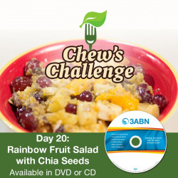 Day 20: Rainbow Fruit Salad with Chia Seeds