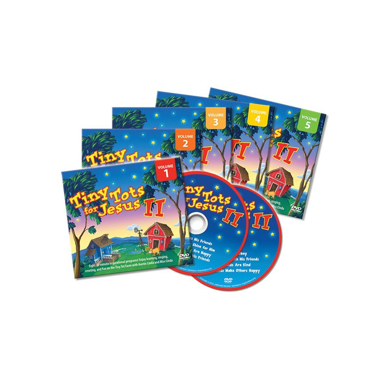 Tiny Tots II DVD (5 Volumes)