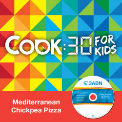 Mediterranean Chickpea Pizza