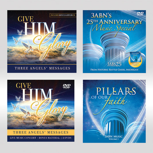 Give Him Glory & Pillars of Our Faith CD/DVD