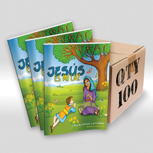 Jesús Es Mi Luz Libro de colorear y actividades: Case of 100