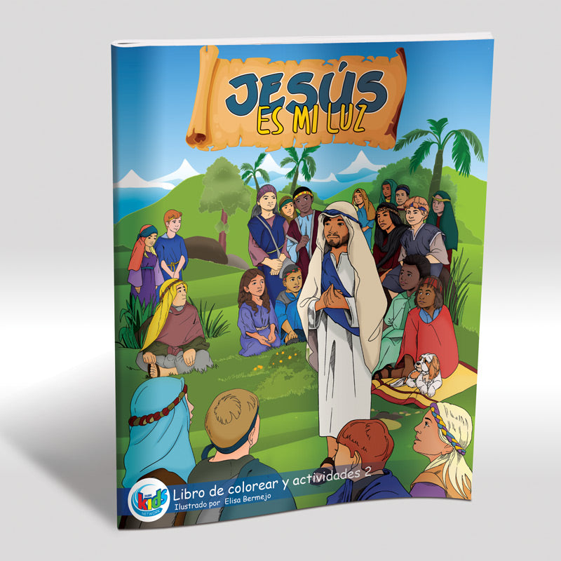 Jesus Es Mi Luz: Libro de colorear y actividades 2