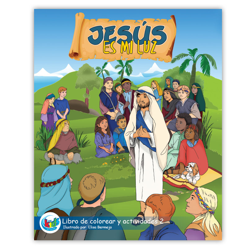 Jesus Es Mi Luz: Libro de colorear y actividades 2