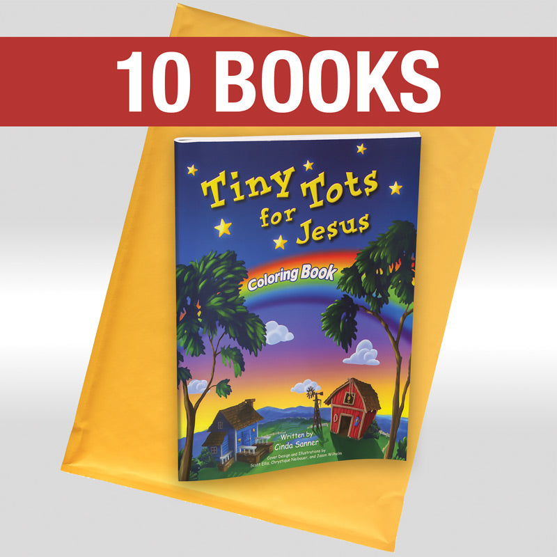Tiny Tots for Jesus Coloring Book Pack