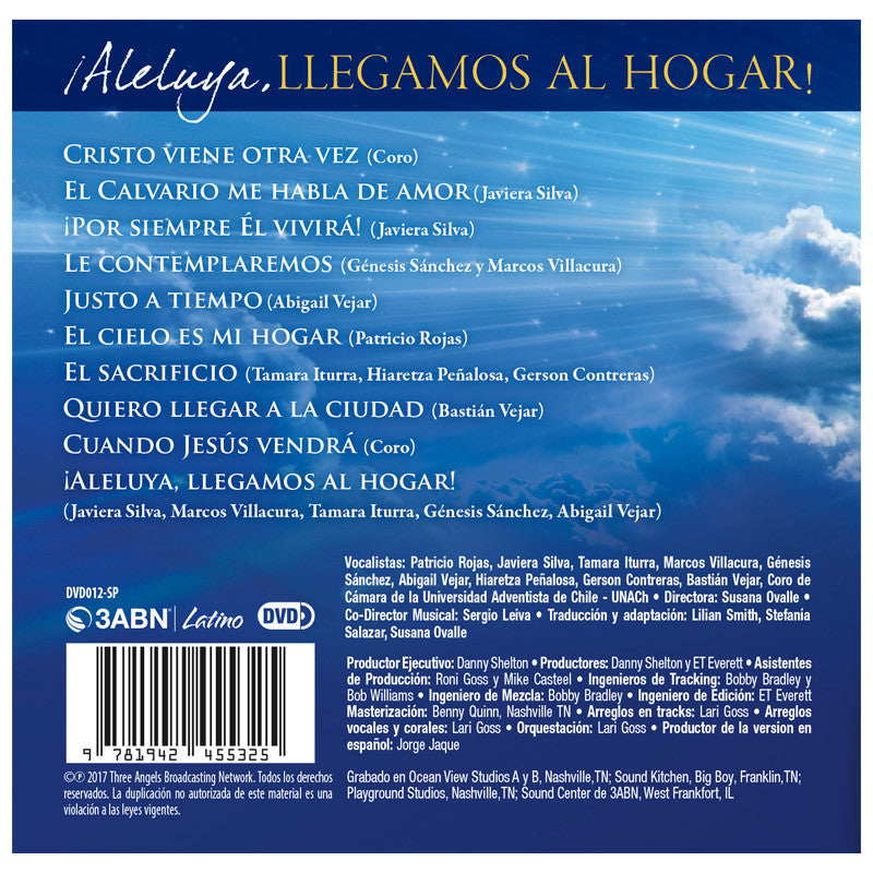 ¡Aleluya, Llegamos al Hogar! DVD