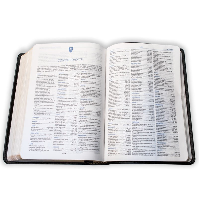 Andrews Black Leather Study Bible