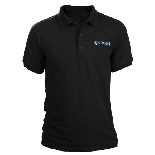 3ABN Black Polo