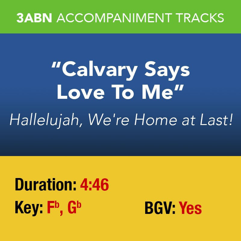 Hallelujah, We're Home at Last! Accompaniment Tracks