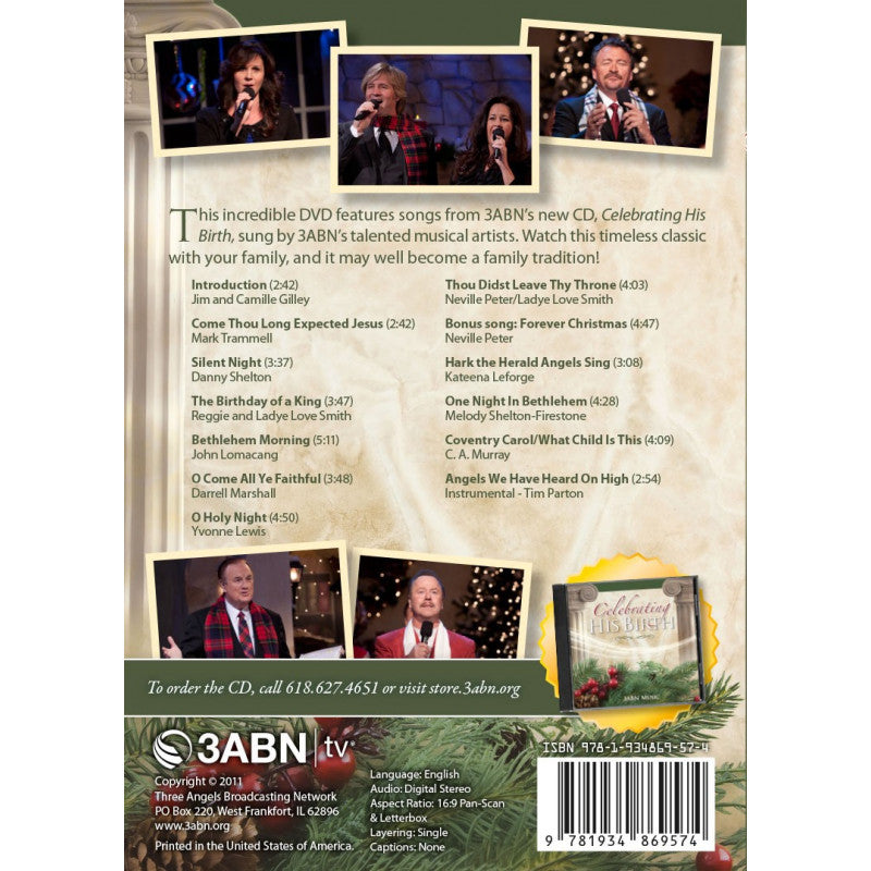 Celebrating His Birth Music Special DVD