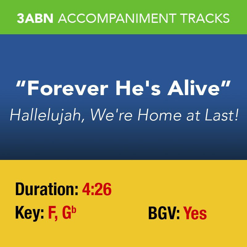 Hallelujah, We're Home at Last! Accompaniment Tracks