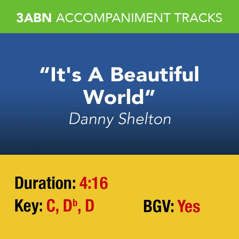 It's A Beautiful World - Accompaniment Tracks