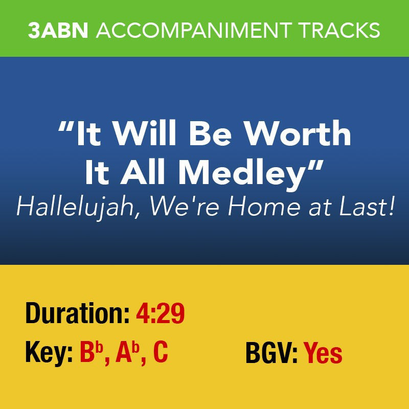 Hallelujah, We're Home at Last! Accompaniment Tracks