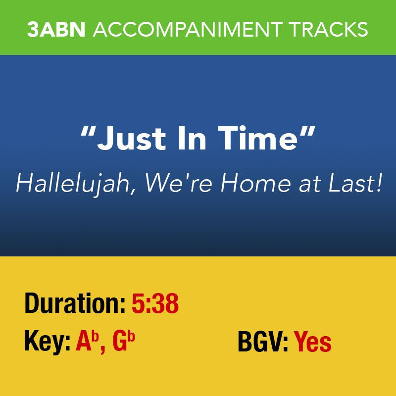 Hallelujah, We're Home at Last! Accompaniment Tracks