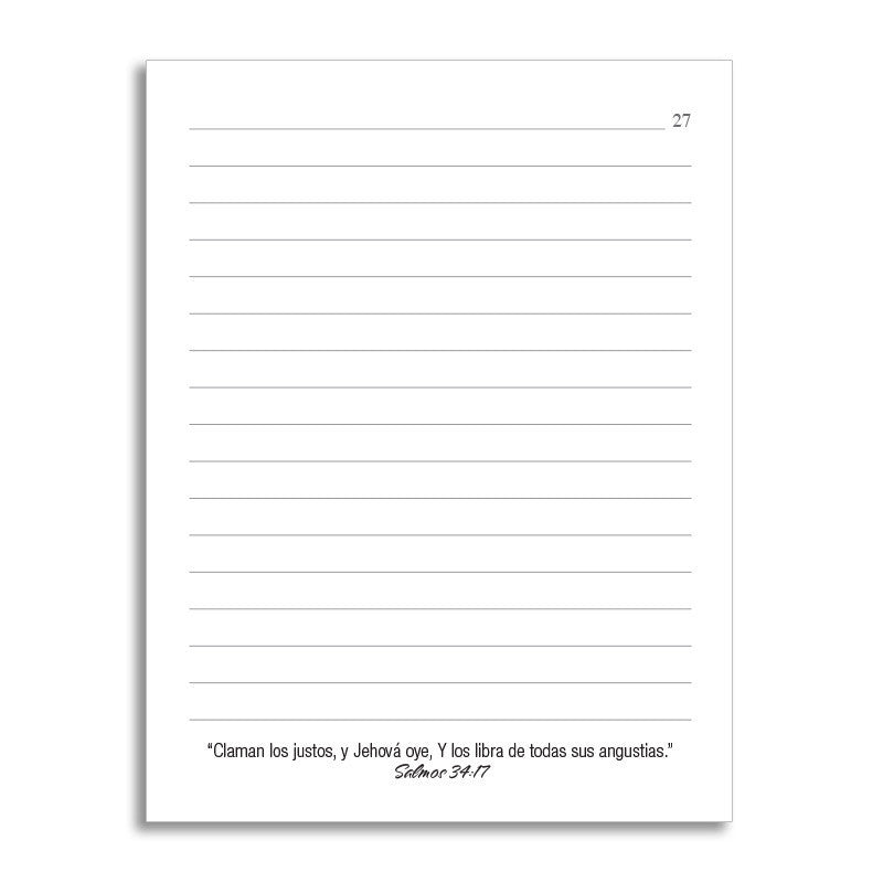 Spanish Prayer Journal