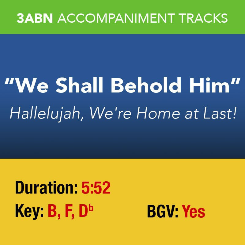 Hallelujah, We're Home at Last! Accompaniment Tracks