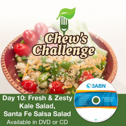Day 10: Fresh & Zesty Kale Salad, Santa Fe Salsa Salad